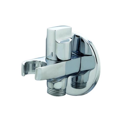 Universal Angle Valve with Hook Chrome